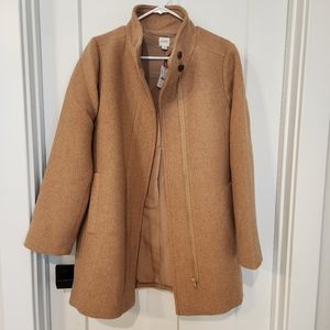 J.Crew Factory • Button Neck City Coat